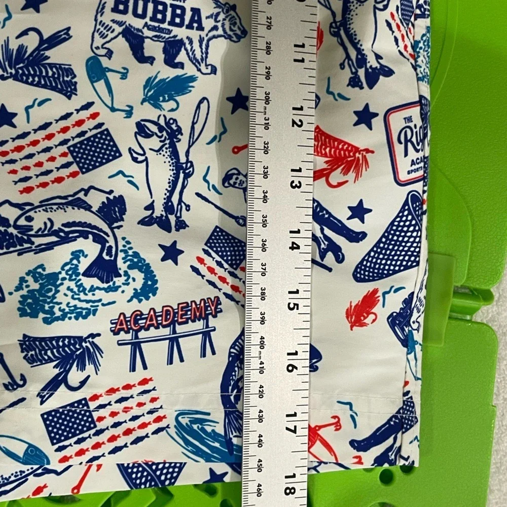 Men's XL Swim Trunks Red, White & Blue The Right‎ Stuff by Academy USA